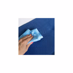dc fix Deep Blue Eco-line Wipe Clean oval Weave Placemats Set of 4