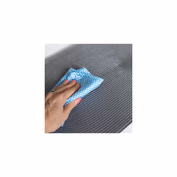 dc fix Steel Grey Eco-line Wipe Clean oval Weave Placemats Set of 4