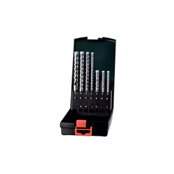 Metabo 626245000, Rotary hammer, Drill bit set, SDS Plus, 7 pc(s), Ø5 x 115 mm Ø6 x 115 mm Ø8 x 115 mm Ø6 x 165 mm Ø8 x 165 m ...