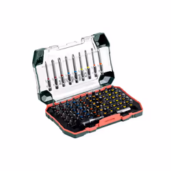 Screwdriver Bit Set; METABO; Plastic Cassette 71