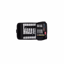 Drill Roll-Up Pouch Set of (35 + Free Storage 16 L25, 6 X S2 L89 Mm And 1x Magnetic Bit Holder â 626725000