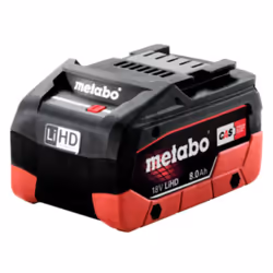 Metabo 18V LiHD Slide On Power Tool Battery - 8.0Ah
