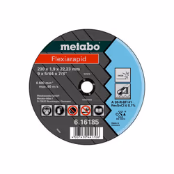 Cutting Disc, angle grinder; METABO; 180 1.6 8500