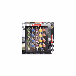 Carrera Race Spectators - Set of 20 Seated Race Fans - 1:32 Scale Figures - Realistic Scenery Accessory for Slot Car Track Se ...