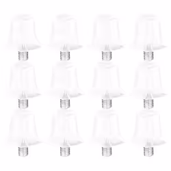 Uhlsport Nylon Combi Football Boot Studs 12-Pack - White