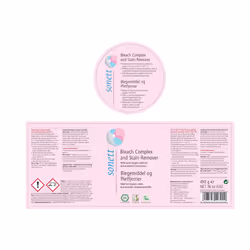 Sonett Organic Bleach Complex and Stain Remover for bleaching white laundry  Removing Stains  Colorfast fabrics and brightening 16 oz/ 450g