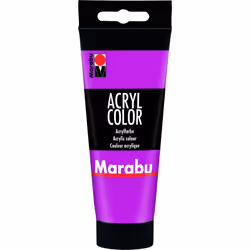 Marabu 12010050014, 100 ml, Magenta, Satin, Tube, Waterproof
