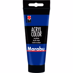 Marabu 12010050053, 100 ml, Blue, Satin, Tube, Waterproof