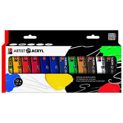 Marabu 1220000000092 acrylic paint 22 ml Black, Blue, Brown, Green, Red, Vermilion, Violet, White, Yellow Tube