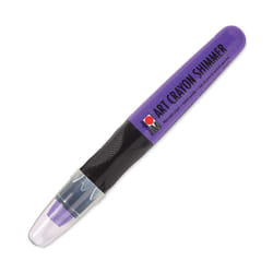 Marabu Art Crayons - Shimmer Lilac - Highly Pigmented Glittery Watercolor Crayons - Smooth and Easy Blending Water Soluble Crayons for Mixed Media Art