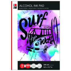 Marabu Alcohol Ink Pad Art paper pad 12 sheets