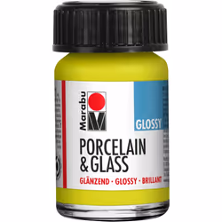 Marabu Porcelain Ceramic & Glass Glossy Paint Reseda 15ml