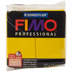 Fimo Professional Soft Polymer Clay 2oz-Yellow EF8005-100