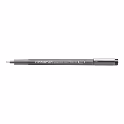 Staedtler 308, Black, Multi, Grey, Round, Pigment-based ink, Metal