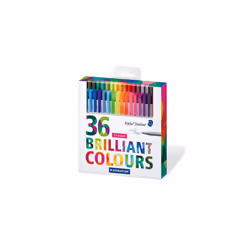 Staedtler Triplus Fineliner Brilliant Colours Pen (36pk)