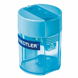 Staedtler Double Hole Tub Pencil Sharpener - Turquoise - 512 006-37
