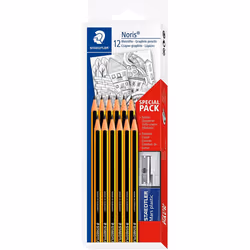 Staedtler 120 SET2 with 12 Noris Pencils, erasers and sharpeners