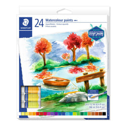 STAEDTLER 8880 C24 Karat Watercolour Paint Tube - Multi-Colour (Pack of 24)