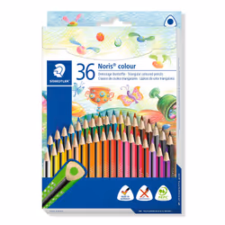 Staedtler Noris colour 187, Black, Blue, Bordeaux, Brown, Cyan, Green, Grey, Light Blue, Light Green, Light grey, Magenta,... ...
