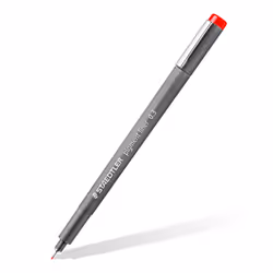 Staedtler Pigment Liner fineliner Fine Blue, Brown, Green, Orange, Red, Violet 6 pc(s)