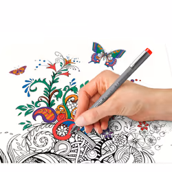 Staedtler Pigment Liner fineliner Fine Blue, Brown, Green, Orange, Red, Violet 6 pc(s) - Additional view 5
