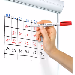STAEDTLER 341 WP6 Lumocolor whiteboard compact markers, pack of 6 assorted colours - Additional view 4