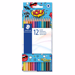 Staedtler Comic Colouring Pencils, Asstd Colours (Pack of 12)