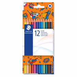 Staedtler Comic Colouring Pencils, Asstd Colours (Pack of 12)