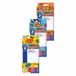 Staedtler Comic Colouring Pencils, Asstd Colours (Pack of 24)