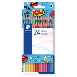 Staedtler Comic Colouring Pencils, Asstd Colours (Pack of 24)