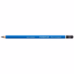 Staedtler Mars Lumograph, 12B, Blue, Hexagonal, Art, Graphical drawing, Hobby, Office, School, Technical drawing, PEFC, 4.5 m ...