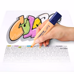 Staedtler 364 C marker 6 pc(s) Chisel tip Lime, Mint, Peach, Pink, Violet, Yellow - Additional view 4
