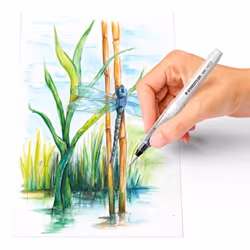 Staedtler Refillable Water Brush  for Watercolor Effects and Blending