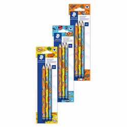 Staedtler Comic Art HB Jumbo Pencil - Assorted (Pack of 3)