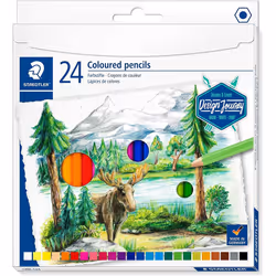 Staedtler Design Journey 146C Box of 24 Assorted Coloured Pencils