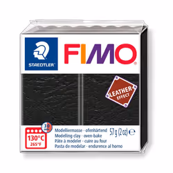 Staedtler FIMO 8010, Modeling clay, Black, Adult, 1 pc(s), 1 colours, 130 °C