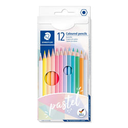 STAEDTLER 146 C12 Pa Pastel Coloured Pencils  Pack of 12 Colours
