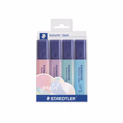 Staedtler 364 C, 4 pc(s), Light Blue, Mint, Pink, Violet, Polypropylene (PP), 1 mm, 5 mm, Water-based ink