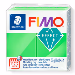 Staedtler FIMO 8010, Modeling clay, Green, Adult, 1 pc(s), Neon green, 1 colours