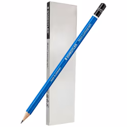STAEDTLER Mars Lumograph 2B Graphite Art Drawing Pencil 6 Pencils
