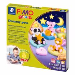 Staedtler FIMO 8034 28, Children's glitter modelling clay set, Clay, Multicolour
