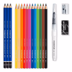 Staedtler 146 10C Black, Blue, Bordeaux, Brown, Green, Light Blue, Light Green, Mauve, Orange, Peach, Red, Yellow 15 pc(s)