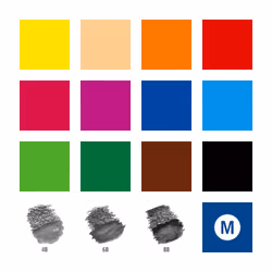 Staedtler 146 10C Black, Blue, Bordeaux, Brown, Green, Light Blue, Light Green, Mauve, Orange, Peach, Red, Yellow 15 pc(s) - Additional view 4