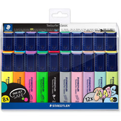 STAEDTLER 364 WP20 Textsurfer highlighters in 20 Assorted Colours Including Pastel and neon,Pack of 20