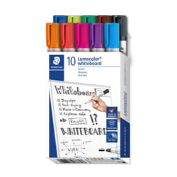 Staedtler Lumocolor 351 B10 marker 10 pc(s) Bullet tip Black, Blue, Brown, Green, Light Blue, Light Green, Orange, Pink, Red, Violet