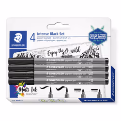 Staedtler pigment brush pen 371, Black, 1 pc(s)