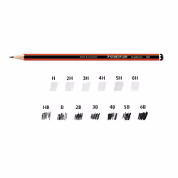 Staedtler Tradition Pencils - Drawing, Sketching Pencils - Pack of 12 - B