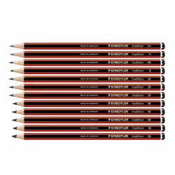 Staedtler Tradition Pencils - Drawing, Sketching Pencils - Pack of 12 - B