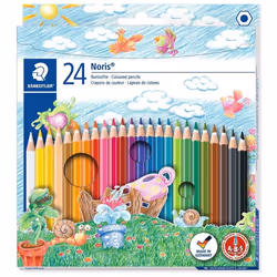 Staedtler Set 24 matite colorate, Paper box