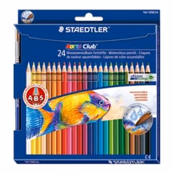 Staedtler Noris Club aquarell 144 10, Multicolour, Wood, Multi, 24 pc(s)